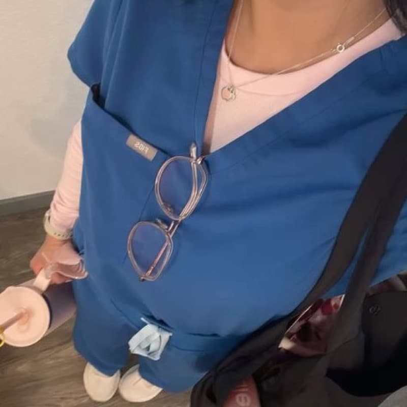 Nursing student preparing for a nursing entrance exam