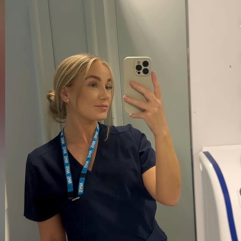 Nursing student reviewing HESI A2 practice test results